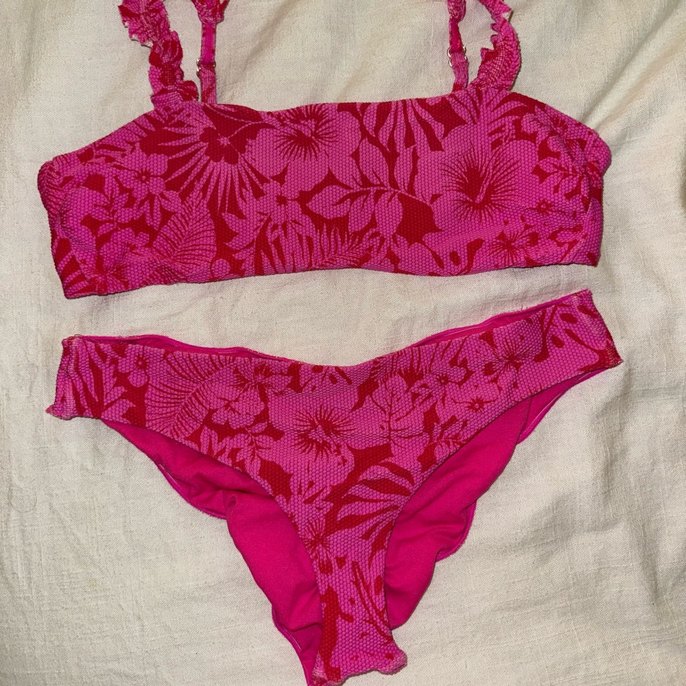 Raisins Pink Floral bikini set